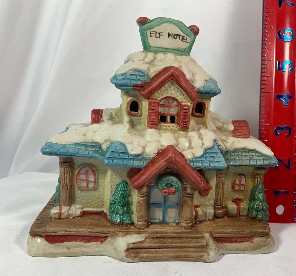 Christmas Village Elf Motel